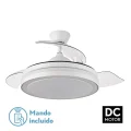 ENTILADOR DC ESPARTA 72W 6120LM BLANCO 3 ASPAS FABRILAMP
