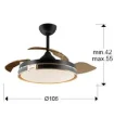 VENTILADOR HERON NEGRO SCHULLER