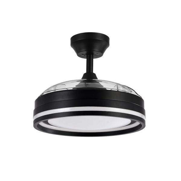 VENTILADOR CERRATO NEGRO FABRILAMP