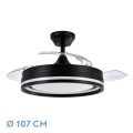 VENTILADOR CERRATO NEGRO FABRILAMP