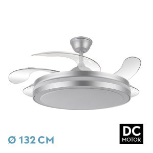Ventilador Dc Esparta Maxi 132CM PLATA