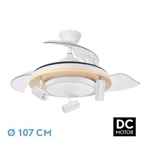 Ventilador Dc Gladiator 107CM BLANCO HAYA