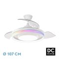 Ventilador Dc Pitufo RGB 107CM