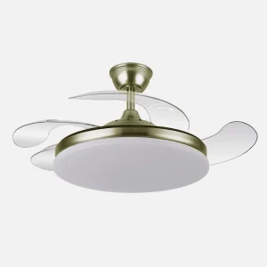 Ventilador Dc Tridente 59w Cuero