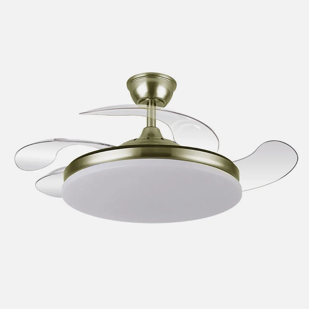 Ventilador Dc Tridente 59w Cuero