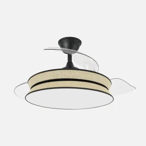 Ventilador Decor 72w Negro/natural
