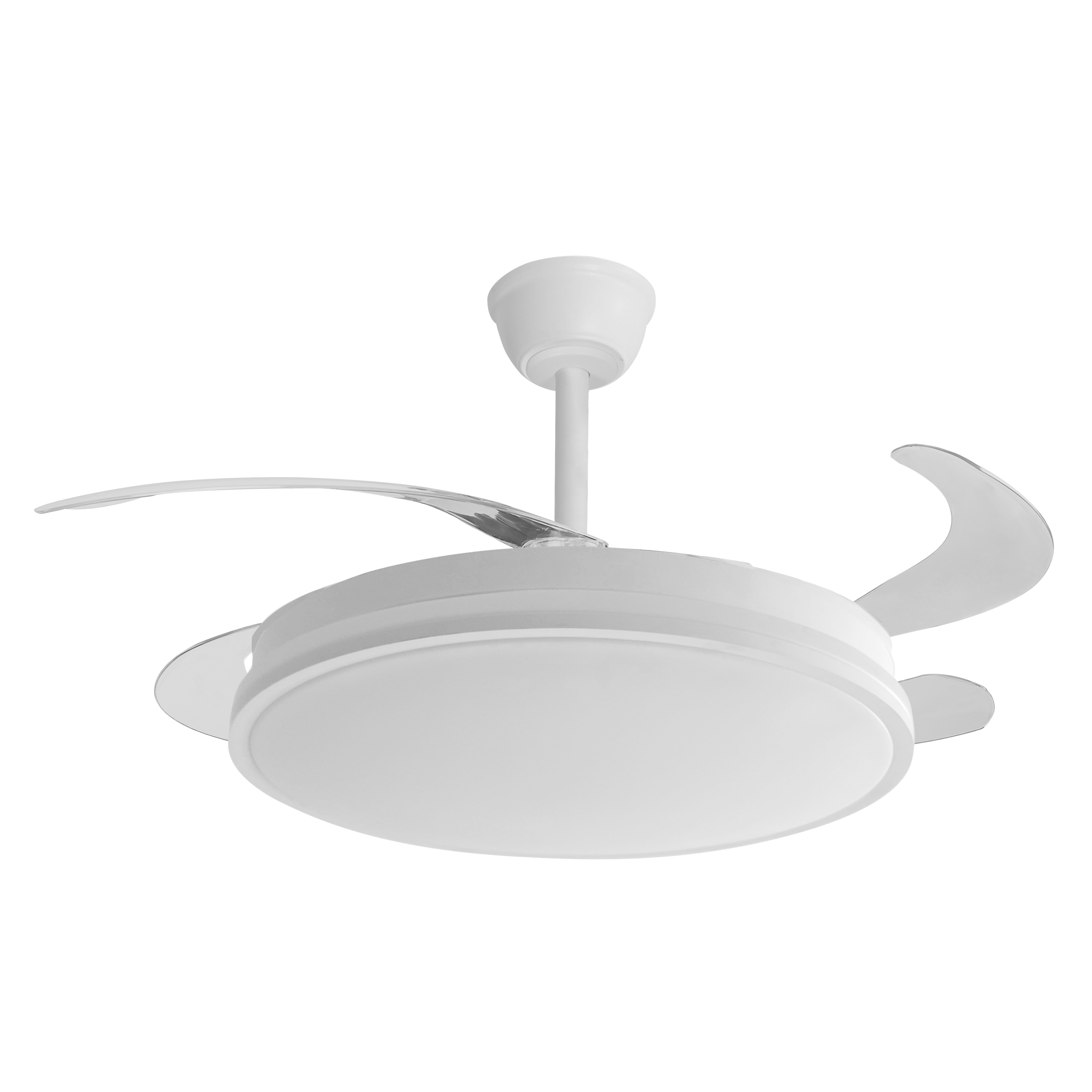 Ventilador Dc Guerrero 59w Blanco 4asp 107d